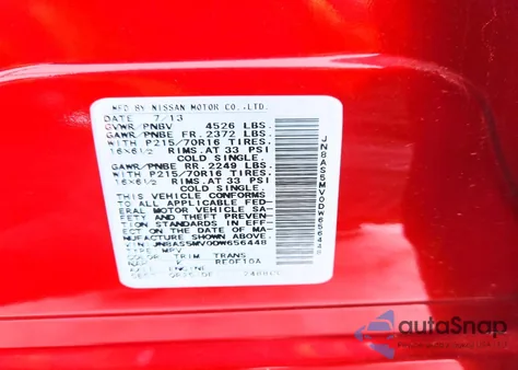 2013 Nissan Rogue S from USA, damaged, VIN JN8AS5MV0DW656448